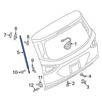 Ford OE - Left Liftgate Lift Support