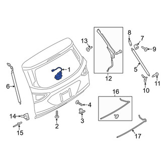 Ford OE - Rear Liftgate Latch