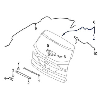 Ford OE - Rear Liftgate Washer Hose