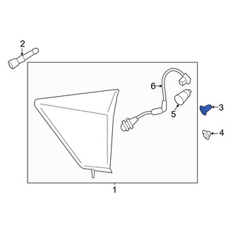 Ford OE - Back Up Light Assembly Nut