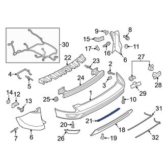 Ford OE - Rear Bumper Splash Shield
