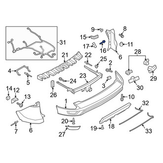 Ford OE - Door Interior Trim Panel Screw