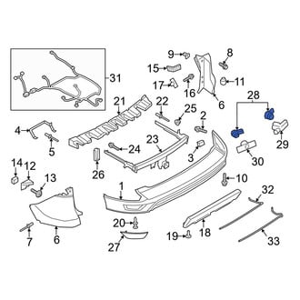 Ford OE - Rear Parking Aid Sensor