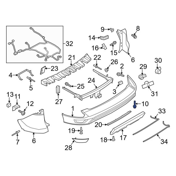 Bumper Extension Screw