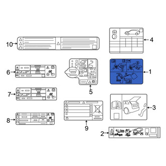 Ford OE - Fuel Information Label