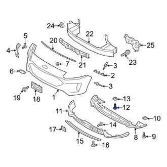 Ford OE - Bumper Step Pad Screw