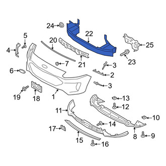 Ford OE - Front Bumper Impact Bar
