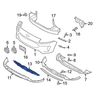 Ford OE - Front Upper Grille