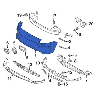 Ford OE - Front Upper Bumper Cover