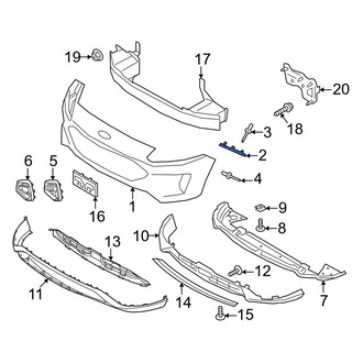 Ford OE - Front Left Bumper Cover Bracket