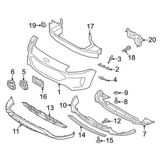 Ford OE - Front Bumper & Grille - Bumper & Components