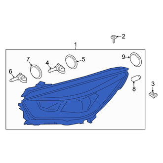 Ford OE - Front Right Headlight Assembly