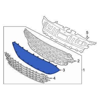 Ford OE - Front Outer Grille Molding