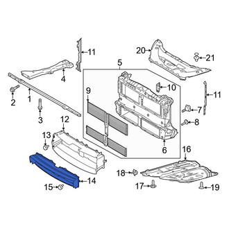 Ford OE - Front Lower Radiator Support Air Duct