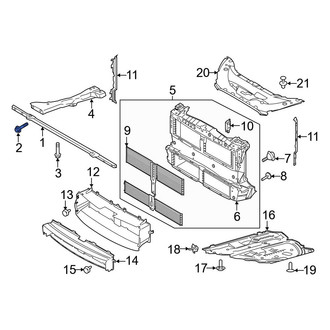 Ford OE - Radiator Support Tie Bar Bolt