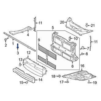 Ford OE - Radiator Support Tie Bar Bolt
