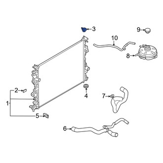Ford OE - Upper Radiator Insulator