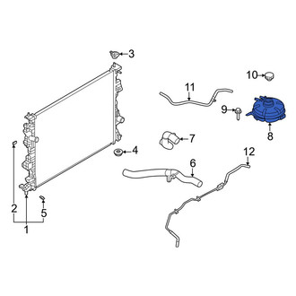 Ford OE - Engine Coolant Reservoir