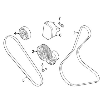 Ford OE - Cooling - Belts & Pulleys (2.0L)
