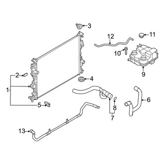 Ford OE - Cooling - Radiator & Components (Main)