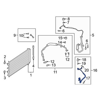 Ford OE - A/C Refrigerant Discharge Hose