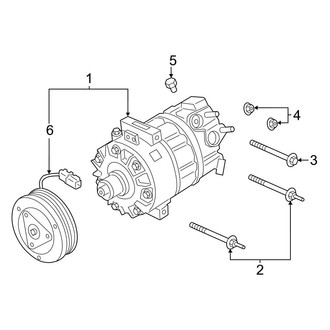 Ford OE - Air Conditioner & Heater - Compressor (1.5L)