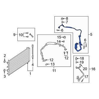 Ford OE - A/C Refrigerant Liquid Hose