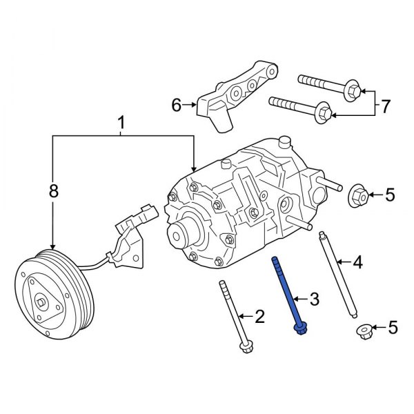 A/C Compressor Bolt