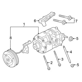 Ford OE - Air Conditioner & Heater - Compressor (2.0L)