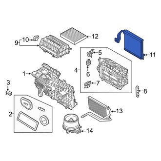 Ford OE - A/C Evaporator Core