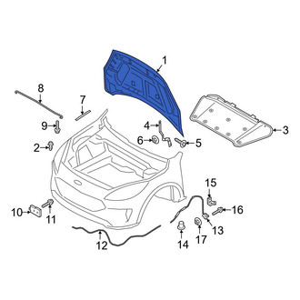 Ford OE - Front Hood Panel