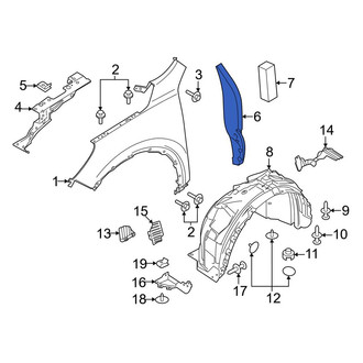 Ford OE - Front Right Lower Fender Insulator
