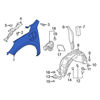 Ford OE - Front Right Fender