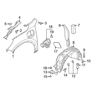 Ford OE - Fender & Components (SE Plug-In Hybrid / SEL Plug-In Hybrid / Titanium Plug-In Hybrid)