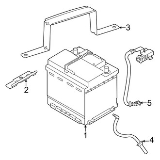 Ford OE - Electrical - Battery (Conventional, Rear)