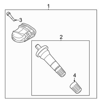 Ford OE - Electrical - Tire Pressure Monitor Components (S / SE / SE Sport Hybrid / SEL / Titanium / Titanium Hybrid)