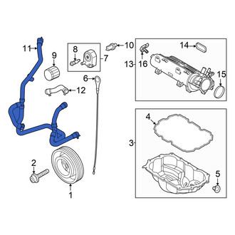 Ford OE - Upper Radiator Coolant Hose