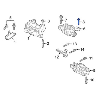 Ford OE - Automatic Transmission Mount Bolt