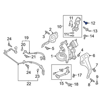Ford OE - Turbocharger Oil Line Screw