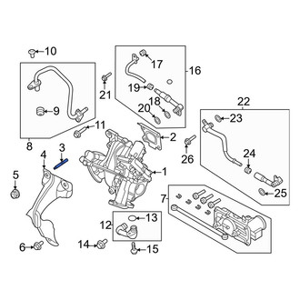 Ford OE - Turbocharger Stud