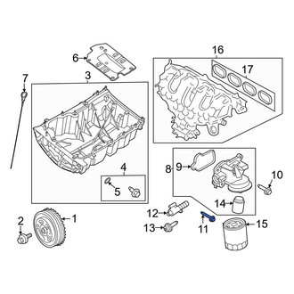 Ford OE - Engine Oil Filter Adapter Bolt