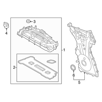 Ford OE - Engine / Transaxle - Valve & Timing Covers (2.0L)