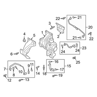 Ford OE - Engine / Transaxle - Turbocharger & Components (2.0L)