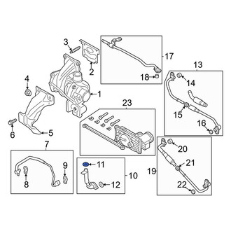 Ford OE - Turbocharger Oil Line Gasket