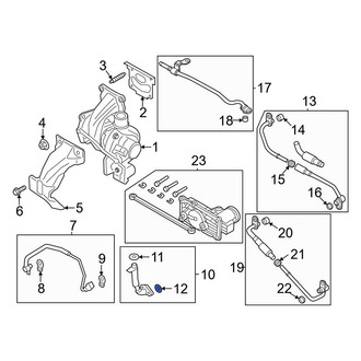 Ford OE - Turbocharger Oil Line Gasket