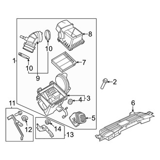 Ford OE - Engine / Transaxle - Air Intake (2.5L)