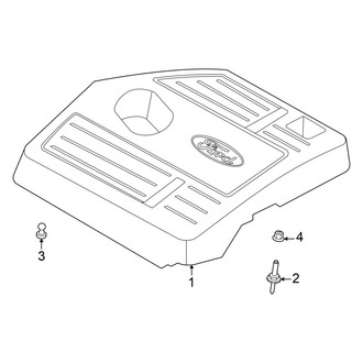 Ford OE - Engine / Transaxle - Engine Appearance Cover (2.5L)