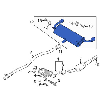 Ford OE - Exhaust Muffler