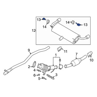 Ford OE - Exhaust System Hanger Bracket