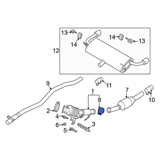 Ford OE - Catalytic Converter Clamp